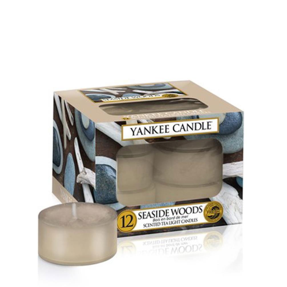 Yankee Candle Seaside Woods Tea Lights (Pack of 12) £4.19